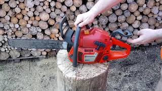 Chainsaw Husqvarna TrioBrake  TRIOBRAKE TEST [upl. by Launame]