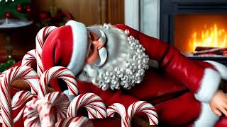 The Best Chirstmas Music Playlist amp Sleeping Santa Claus On Top Of Candy Canes 2024 XMAS TUNES [upl. by Silvan]