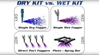 NOS Dry vs Wet  Nitrous Oxide Installation [upl. by Clemmie]