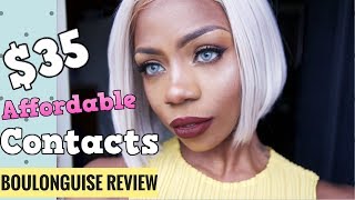 35 AFFORDABLE COLORED CONTACTS BOULONGUISE REVIEW [upl. by Phila]