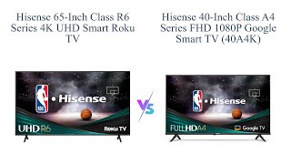 Hisense 65Inch vs 40Inch Smart TVs 📺 Comparison amp Review [upl. by Elyse959]