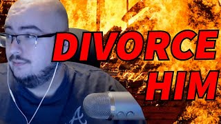 WingsOfRedemption GETS TROLLED HARD BY WIFE In Loveless Marriage Stream [upl. by Lamej279]