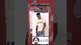 Ajio Mens tshirt😃 like comment share subscribe shorts trending ajio tshirt review unboxing [upl. by Ahsinav316]