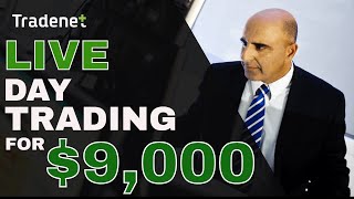 Live Day Trading for 9000 in Profits [upl. by Romilda537]