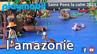 LAMAZONIE en PLAYMOBIL  Saint Pons la Calm 2023 [upl. by Torres]