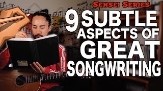 Subtle Aspects Of Great Songwriting [upl. by Milzie375]