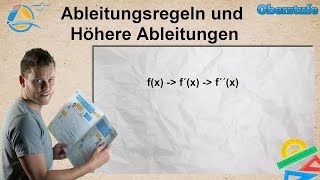 Ableitungsregeln und Höhere Ableitungen  Oberstufe ★ Wissen [upl. by Pacifa440]