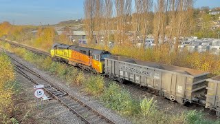 70802  6E29 Bradwell Up Sidings Colas to Dewsbury Colas 13112024 [upl. by Nednal]