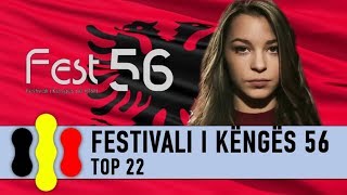 Festivali i Këngës 56  My top 22 [upl. by Marriott]