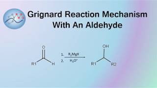 Grignard Reaction Mechanism With An Aldehyde  Organic Chemistry [upl. by Notnroht]