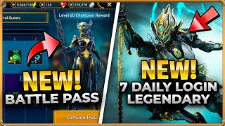 🚨NEW🚨FREE 7 Day Login Champion  SECRET BATTLE PASS Raid Shadow Legends [upl. by Vitkun]