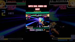 Como Hacer EL COMBO FÁCIL de MARY en ACA NeoGeo The King of Fighters 2002 tutorial gameplay kof [upl. by Nonnahs873]