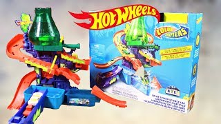 Hot Wheels Colour Shifter Splash Science Lab Play set Unboxing amp Test [upl. by Myrtle]