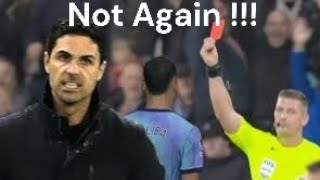 ARSENAL RED CARD EPIDEMIC arsenal premierleague arteta [upl. by Enirol961]