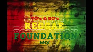 REGGAE FOUNDATION MIX  Dennis Brown  Wayne Smith Barrington Levy Little John Tenor Saw [upl. by Ahsekal716]