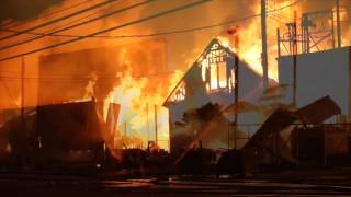 Lumberyard inferno in Lemoyne [upl. by Gabbi]