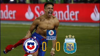 Chile 0 4 x 1 0 Argentina ● 2015 Copa América Final Extended Goals amp Highlights  Penalties HD [upl. by Oderfla]