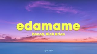 bbno  edamame Lyrics ft Rich Brian [upl. by Dale]