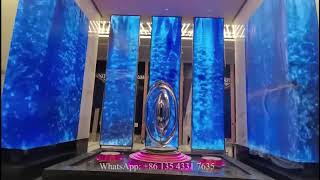 Wafer fall design LED display ledvideowall ledvisuals indoorleddisplay [upl. by Ydwor]