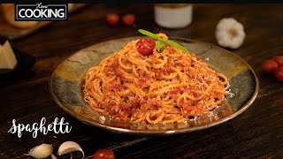 Spaghetti Pasta Recipe  Pasta in Tomato Sauce  Italian Pasta  Red sauce Pasta  Dinner Recipes [upl. by Gorga]