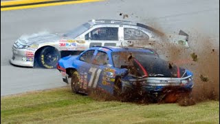 Andy Lally NASCAR Crash Compilation [upl. by Lomaj143]