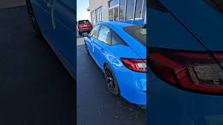 2023 Honda Civic Hatchback Sport Boost Blue [upl. by Bouzoun]