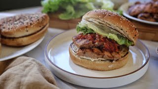 Sweet and Spicy Grilled Salmon Sandwiches Recipe [upl. by Apthorp647]