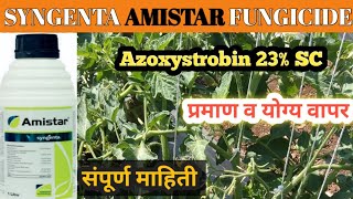 SYNGENTA AMISTAR FUNGICIDE  Azoxystrobin 23sc  systamic fungicide [upl. by Aikaj]