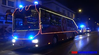 Christmas Fire Truck Tour 2022 der Freiwilligen Feuerwehr Kelkheim im Taunus [upl. by Anielram]