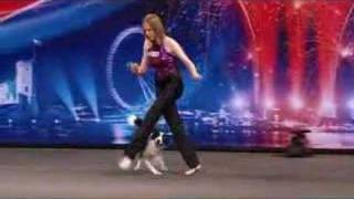 Kate and Gin the dancing dog Britains got talent 2008 [upl. by Reivaj568]