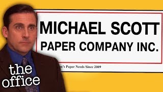 The WHOLE Michael Scott Paper Company Story  The Office US [upl. by Richart]