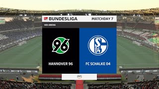 FIFA 22  Hannover 96 vs FC Schalke 04  HDIArena  Full Gameplay [upl. by Lionel]