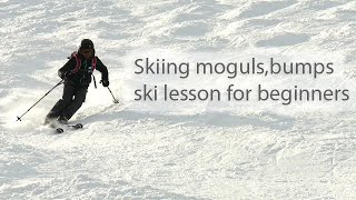 How to ski moguls bumps basics for beginners 2018 [upl. by Callista522]