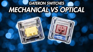 Gateron Switches Mechanical VS Optical Sound Test [upl. by Noirod472]