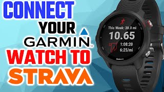 How To Connect Strava To Garmin Watch 🏃‍♀️ [upl. by Cecily]