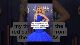 Thoughts on the red carpet looks from the 2024 CMAs [upl. by Laurinda]