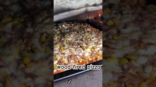 wood fired pizza بيتزا على فرن الحطب [upl. by Atinomar]