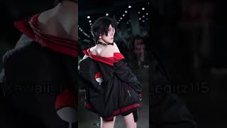 Sarada uchiha cosplay so kawaii uzumakilerachan saradauchiha cosplay [upl. by Eyatnod]