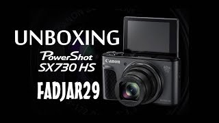 Unboxing Canon Powershot SX730 HS Indonesia [upl. by Ahsenhoj]