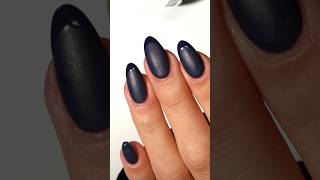 Matte manicure with glossy French tips 💙 shorts tutorial gelnails nailart nails naildesign [upl. by Aciretnahs]