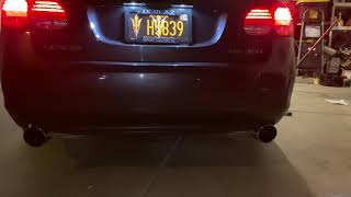 2007 Lexus GS350 Invidia midpipe and exhaust cold start [upl. by Jessika]