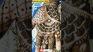 Mehandi design simple and easy front hand new style  youtubeshorts viralvideo trending mehndi [upl. by Killie]