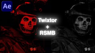 Twixtor Tutorial With RSMB Preset in desc  After Effects [upl. by Eecyac]