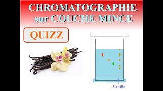 CHROMATOGRAPHIE sur COUCHE MINCE  QUIZZ  Chimie Seconde [upl. by Sikes956]