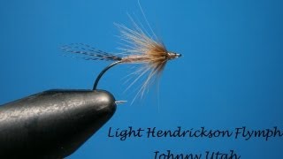 Tying a hendrickson flymph with Johnny Utah [upl. by Romeyn]