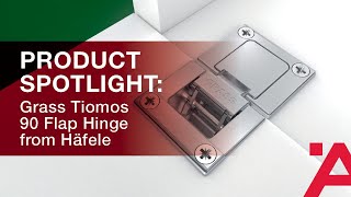 Product Spotlight Grass Tiomos 90˚ Flap Hinge from Häfele [upl. by Alicul]