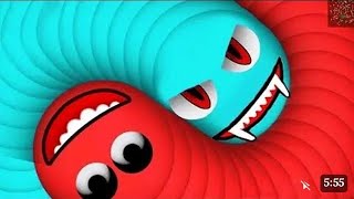 WORMSZONEIO GIANT SLITHER SNAKE🐍 TOP 001 Epic Worms Gameplay wormszone gameplay [upl. by Yelik]