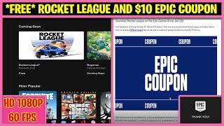 Claim Rocket LeagueEndo Starter amp Jager Pack and 10 Epic Store Coupon for Free Now [upl. by Cheatham]