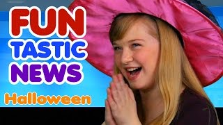 Funtastic News Halloween Jokes and Halloween Facts  Halloween Video for Kids  Educational [upl. by Truda]