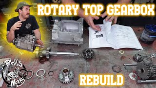 Harley Davidson 4 Speed Rotary Top Gearbox Rebuild Freshen Up 19791984 [upl. by Adyela]